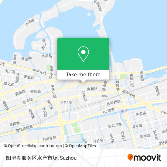 阳澄湖服务区水产市场 map