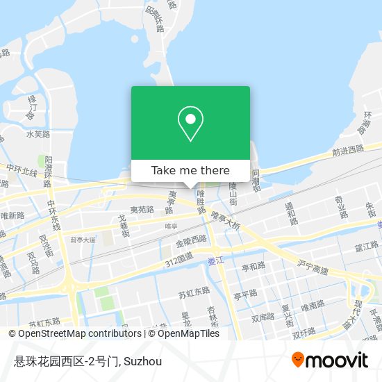 悬珠花园西区-2号门 map