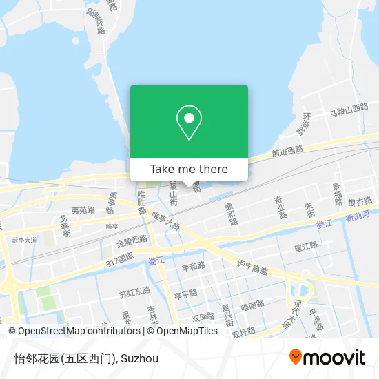 怡邻花园(五区西门) map