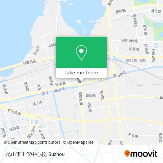 昆山市正仪中心校 map