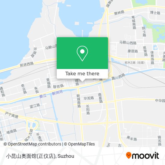 小昆山奥面馆(正仪店) map