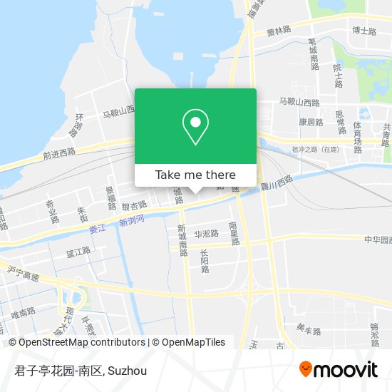 君子亭花园-南区 map