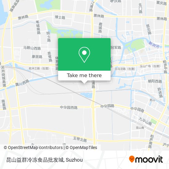昆山益群冷冻食品批发城 map