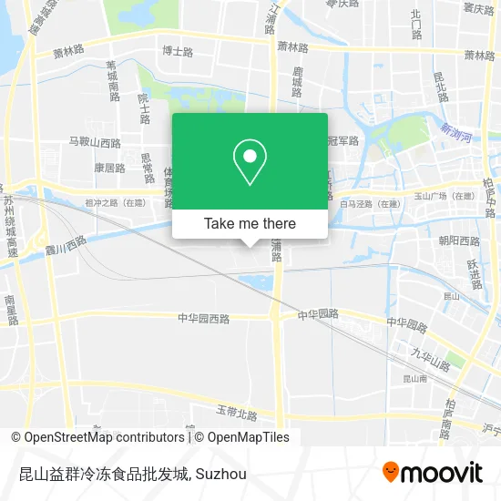 昆山益群冷冻食品批发城 map