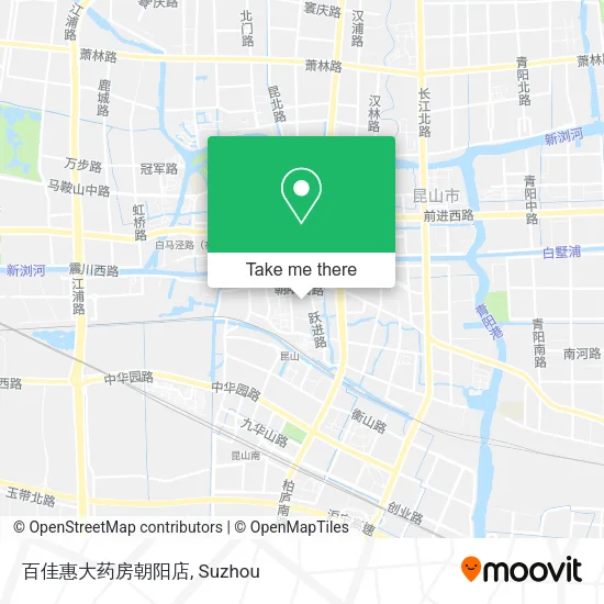 百佳惠大药房朝阳店 map