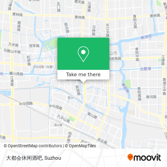 大都会休闲酒吧 map