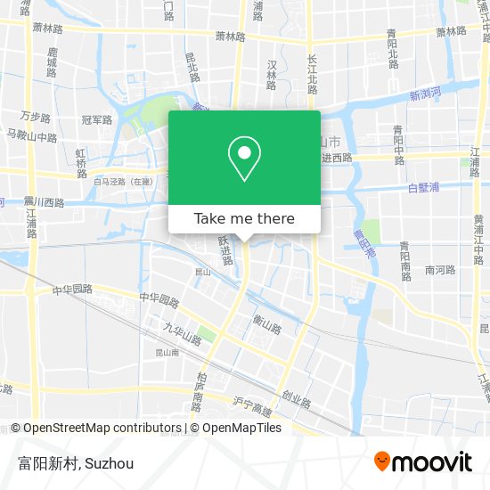 富阳新村 map