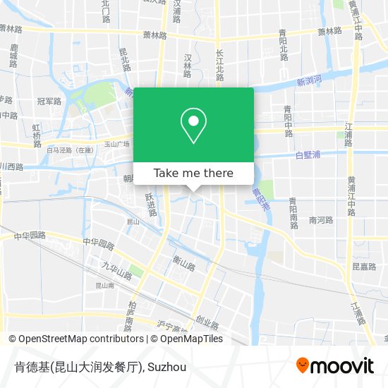 肯德基(昆山大润发餐厅) map