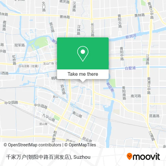 千家万户(朝阳中路百润发店) map