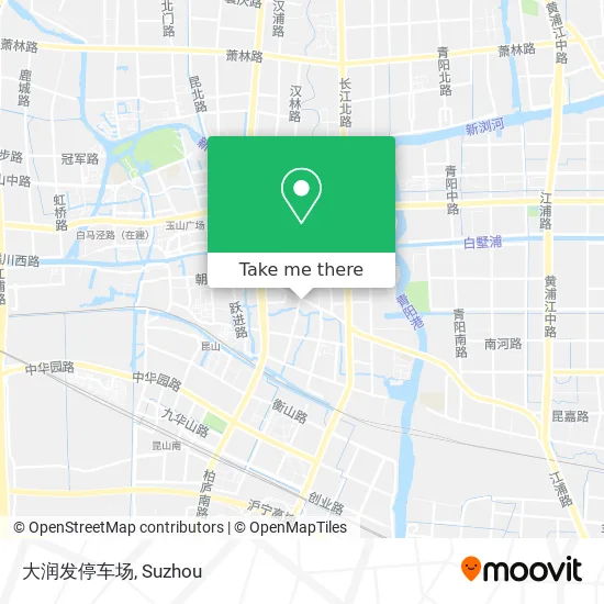 大润发停车场 map