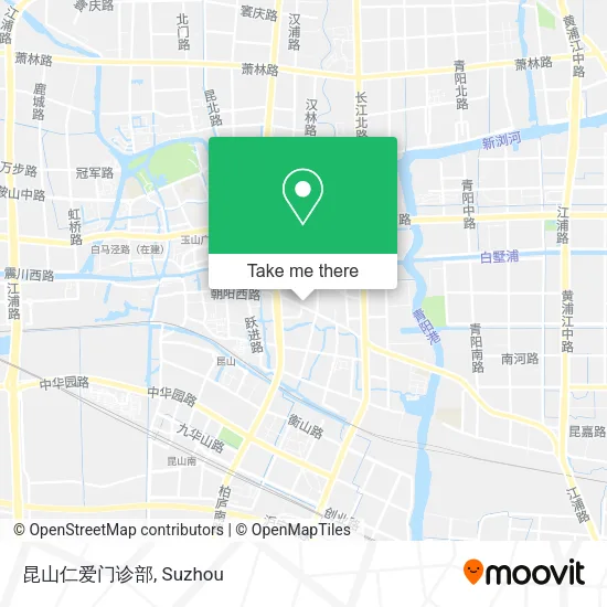 昆山仁爱门诊部 map