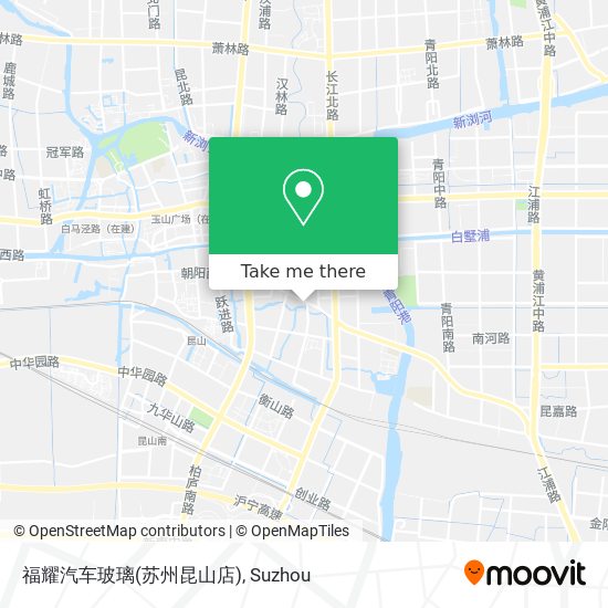 福耀汽车玻璃(苏州昆山店) map