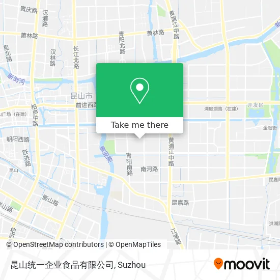 昆山统一企业食品有限公司 map