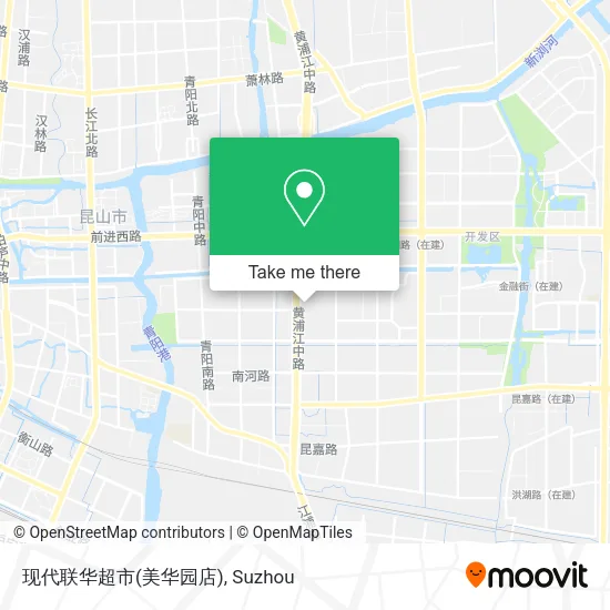 现代联华超市(美华园店) map