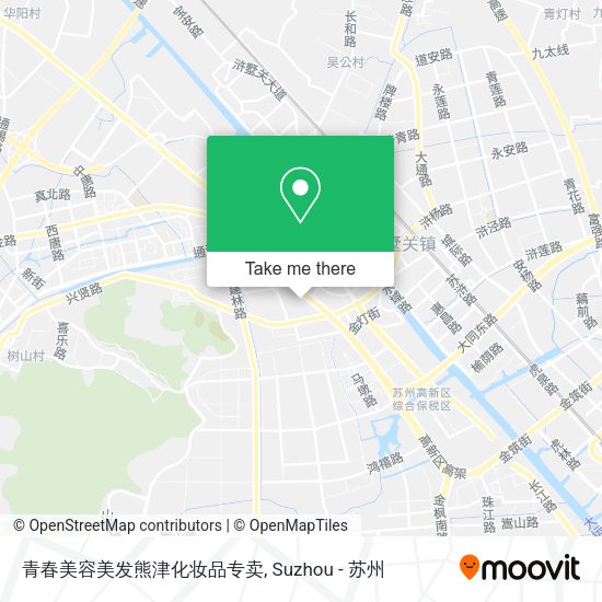 青春美容美发熊津化妆品专卖 map