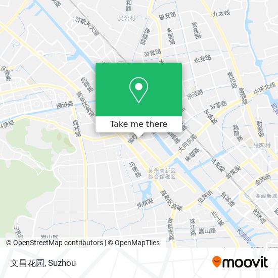 文昌花园 map