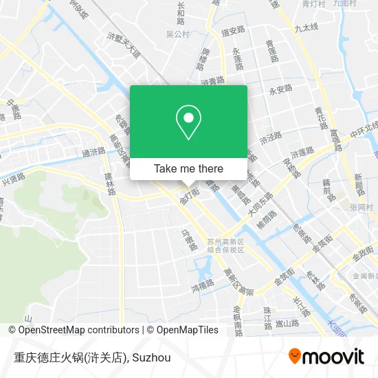 重庆德庄火锅(浒关店) map