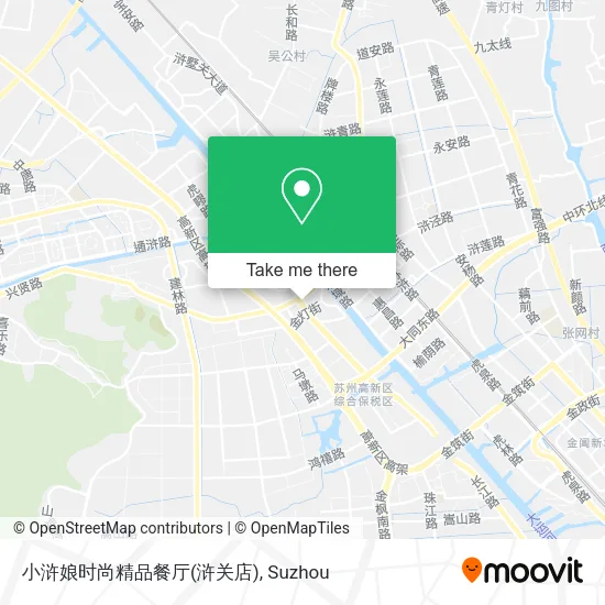 小浒娘时尚精品餐厅(浒关店) map
