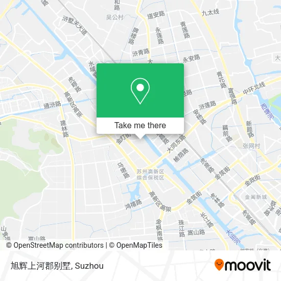 旭辉上河郡别墅 map