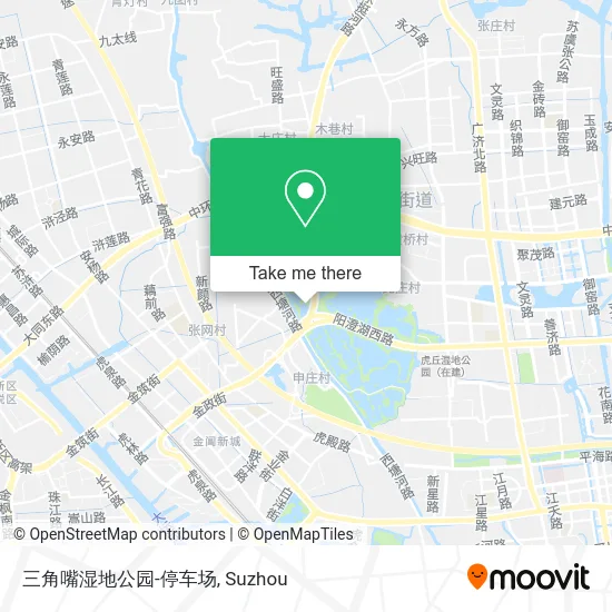 三角嘴湿地公园-停车场 map