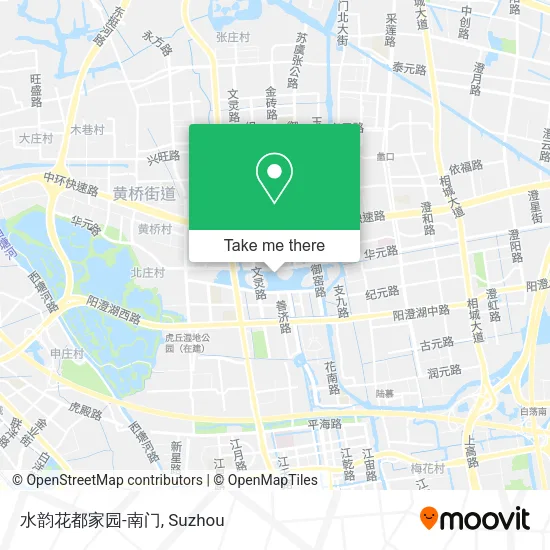 水韵花都家园-南门 map
