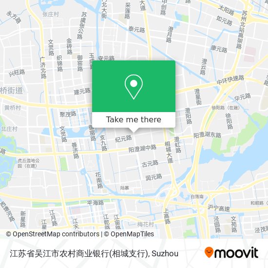 江苏省吴江市农村商业银行(相城支行) map