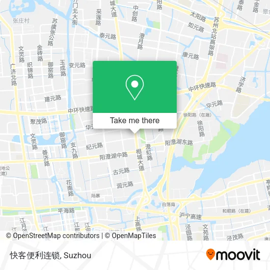快客便利连锁 map