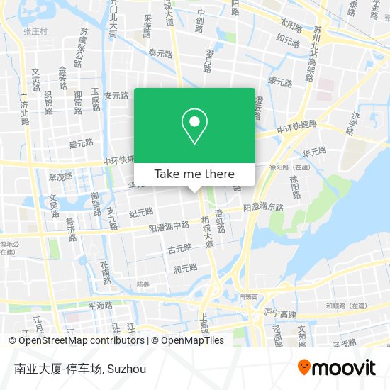 南亚大厦-停车场 map