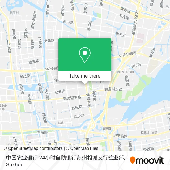 中国农业银行-24小时自助银行苏州相城支行营业部 map
