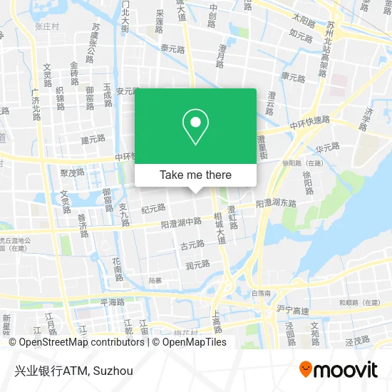 兴业银行ATM map
