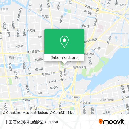 中国石化(苏常加油站) map