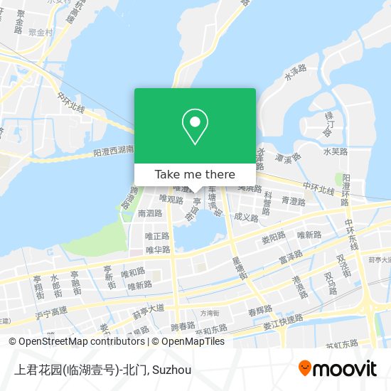 上君花园(临湖壹号)-北门 map