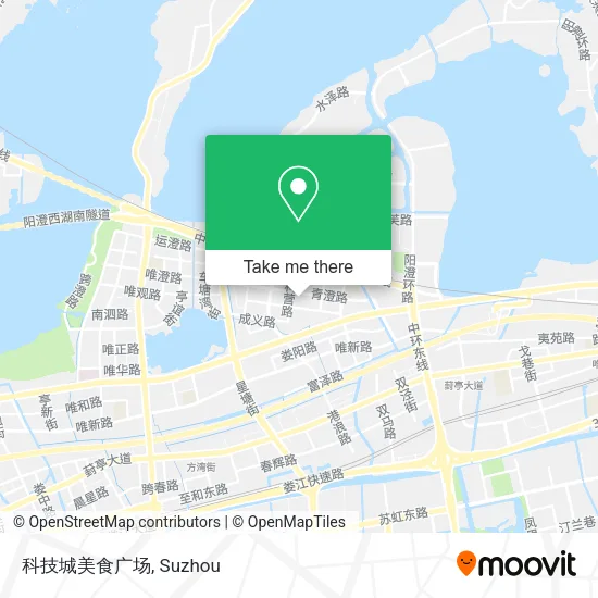 科技城美食广场 map
