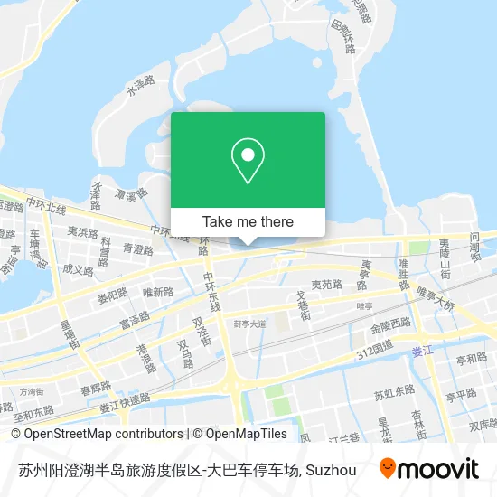 苏州阳澄湖半岛旅游度假区-大巴车停车场 map