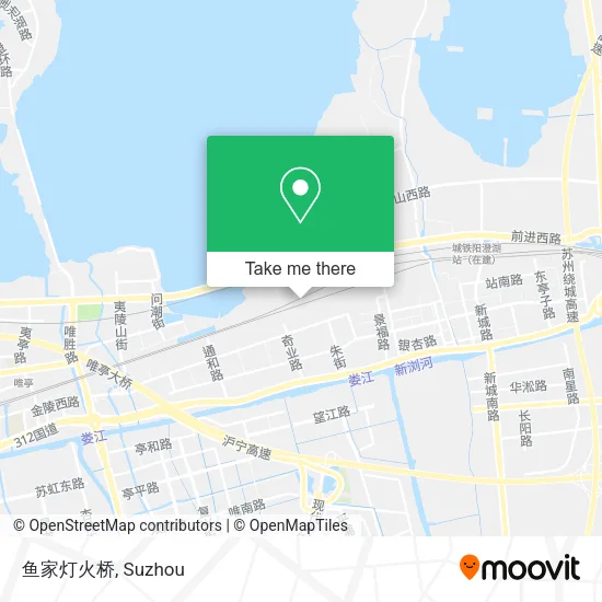 鱼家灯火桥 map