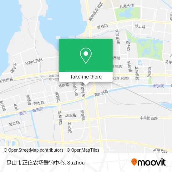 昆山市正仪农场垂钓中心 map
