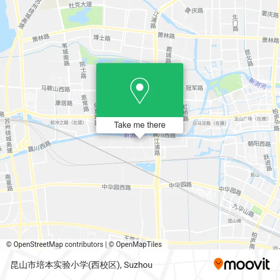昆山市培本实验小学(西校区) map
