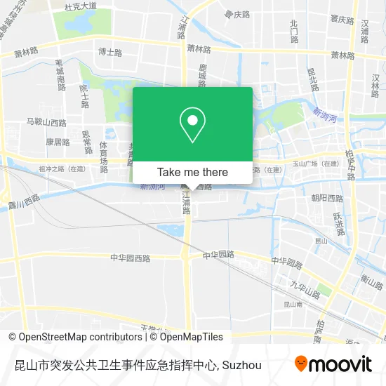 昆山市突发公共卫生事件应急指挥中心 map