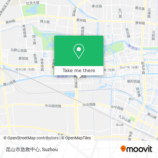 昆山市急救中心 map