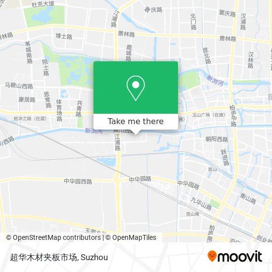 超华木材夹板市场 map