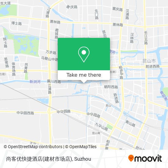 尚客优快捷酒店(建材市场店) map