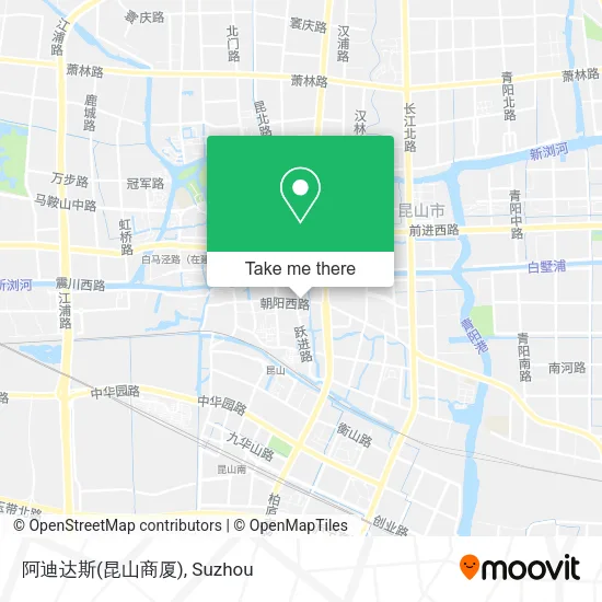 阿迪达斯(昆山商厦) map