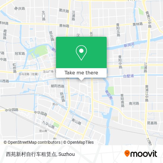 西苑新村自行车租赁点 map