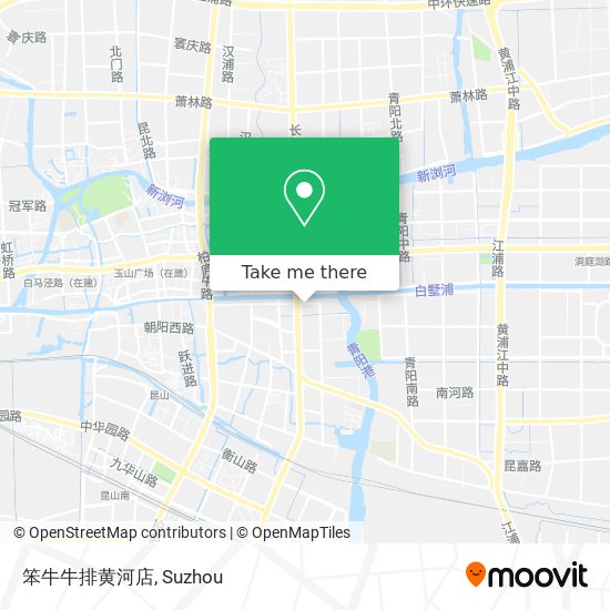 笨牛牛排黄河店 map