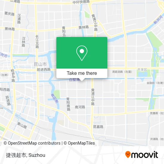 捷强超市 map