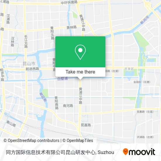 同方国际信息技术有限公司昆山研发中心 map