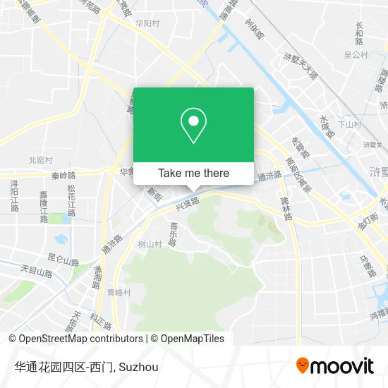 华通花园四区-西门 map