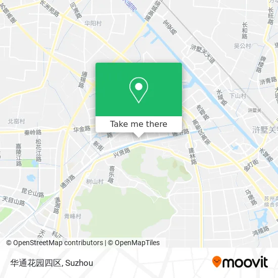 华通花园四区 map