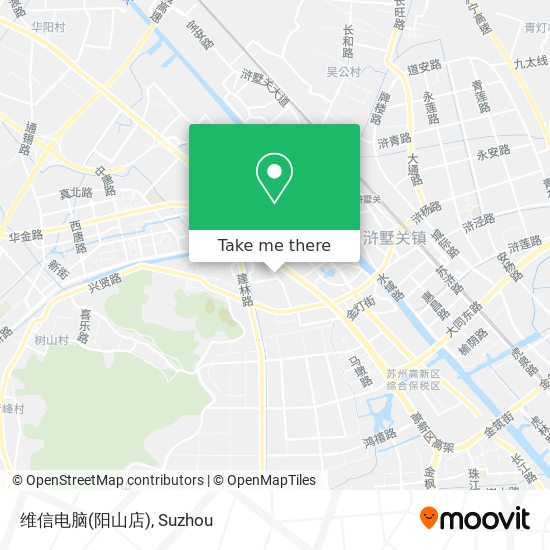 维信电脑(阳山店) map