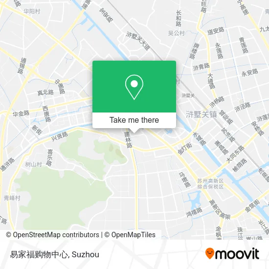 易家福购物中心 map